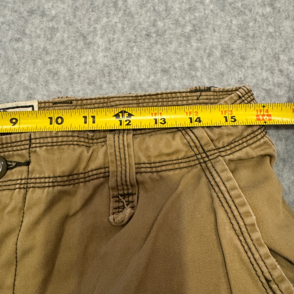 Chor Mens Cargo Shorts 32 Khaki Tan Cotton Twill Multi Pocket Utility Gorpcore - Picture 3 of 9